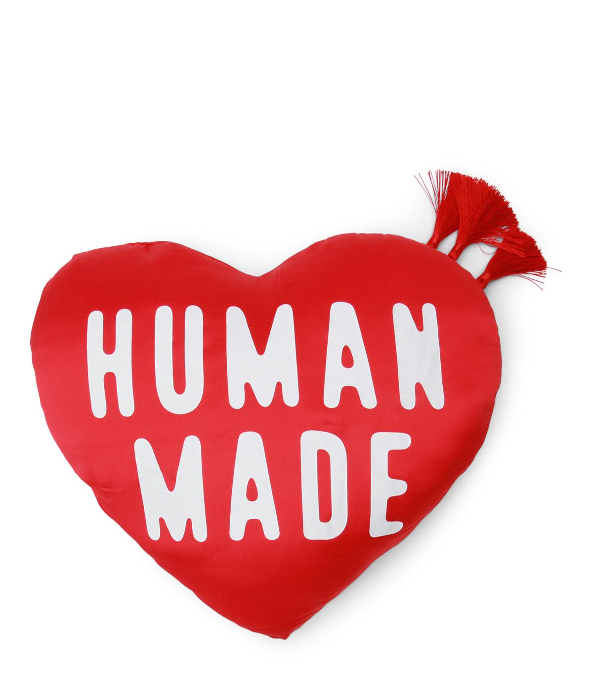 Human Made Heart Cushion Red | SOMEWHERE