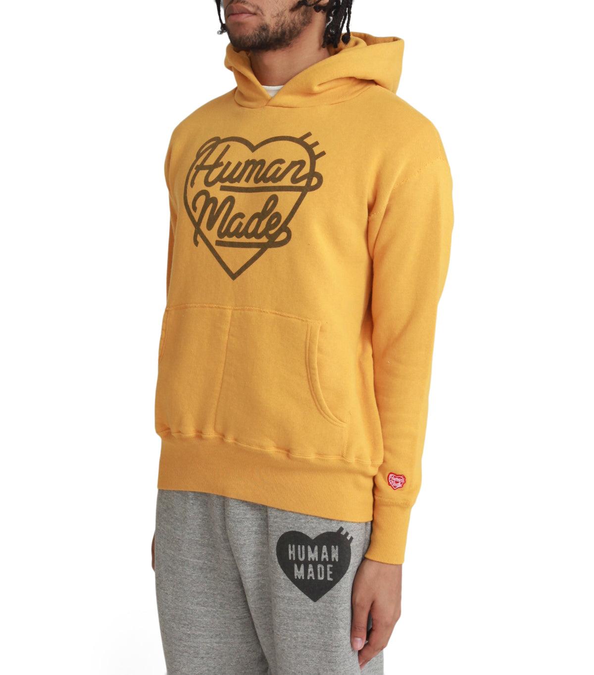 Human Made Heart Tsuriami Hoodie Yellow | SOMEWHERE