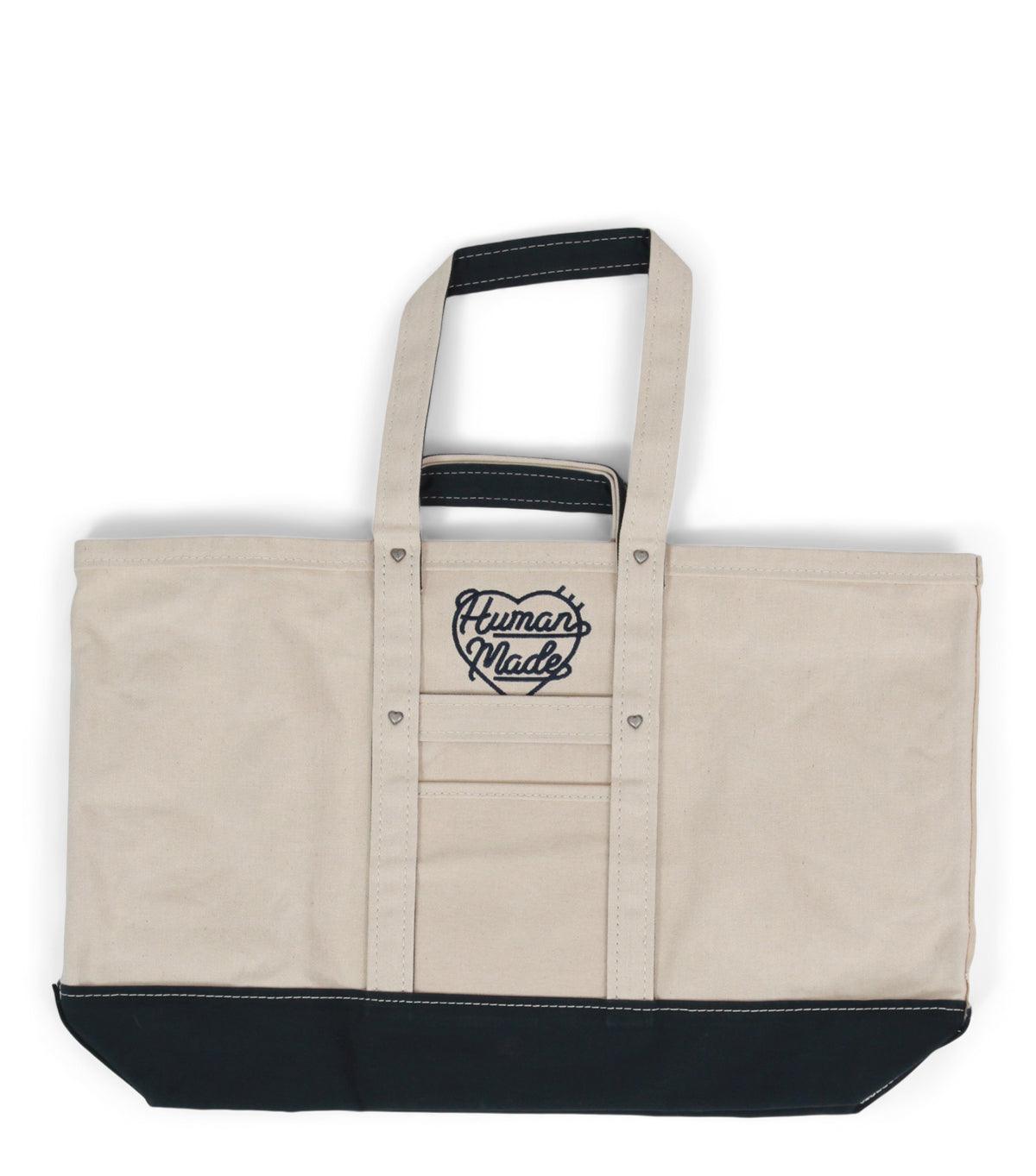 Human Made Heavy Canvas Tote Large Navy | SOMEWHERE