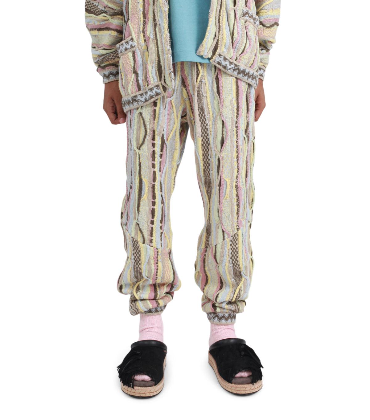 Kapital 7G Knit Gaudy Sweat Pants Yellow | SOMEWHERE