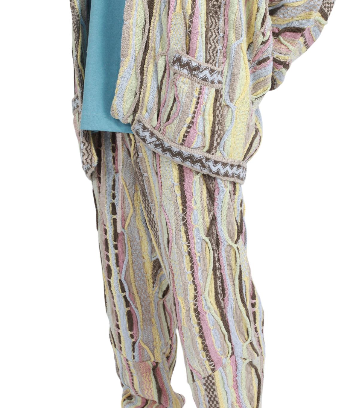 Kapital 7G Knit Gaudy Sweat Pants Yellow | SOMEWHERE