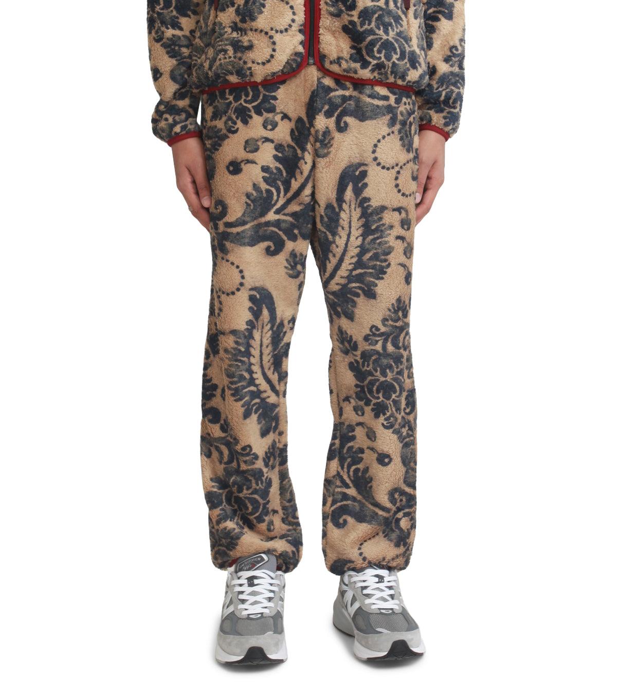 Kapital Damask Fleece Easy Pants Beige | SOMEWHERE