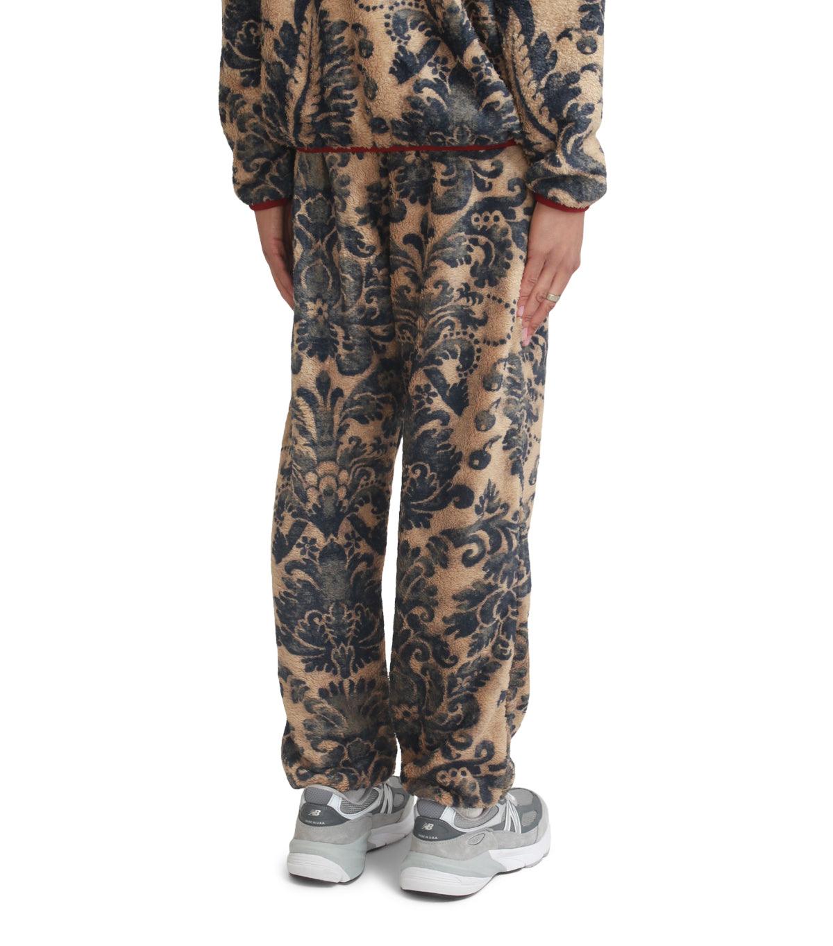 Kapital Damask Fleece Easy Pants Beige | SOMEWHERE