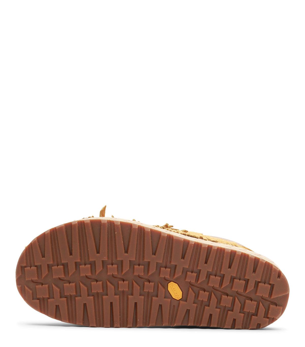 Kapital Deer Leather Pueblo Sabot Sandals Yellow | SOMEWHERE