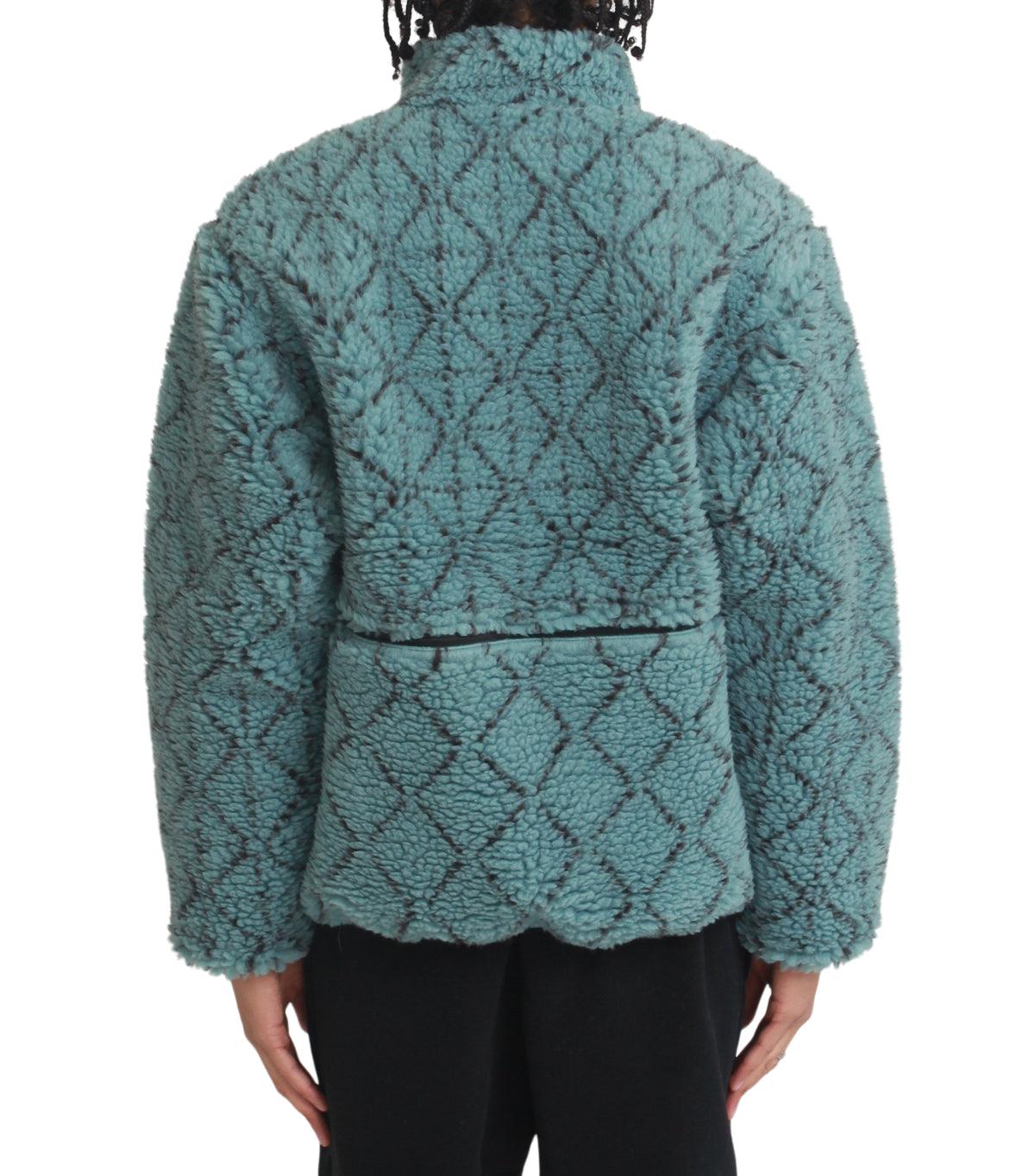 Kapital Do-Gi Sashiko Boa Fleece Reversible Blouson Blue | SOMEWHERE