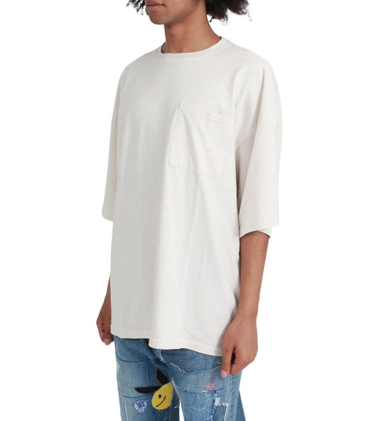 【KAPITAL】JERSEY 2TONES BIG POCKET T (BONE) 'TRICOLOR' Kapital - Jersey 2TONES BIG Pocket T (BONE) - Tri-Color