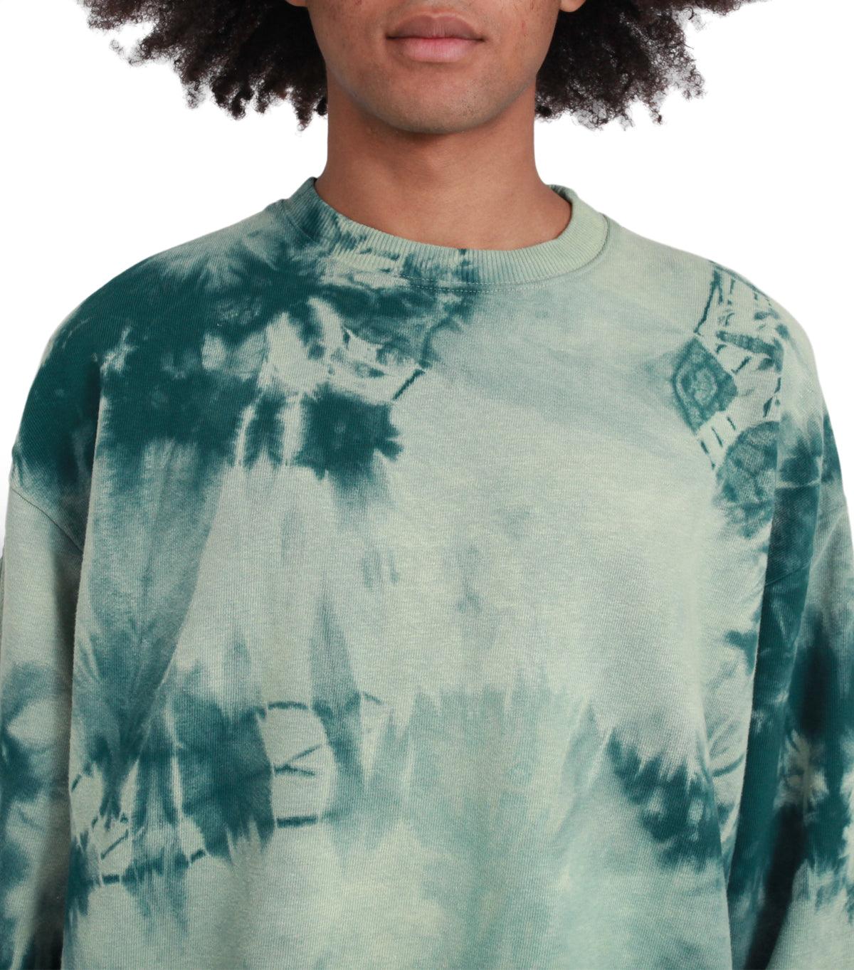 Kapital Knit Bivouac Big Sweater Ecru Green | SOMEWHERE