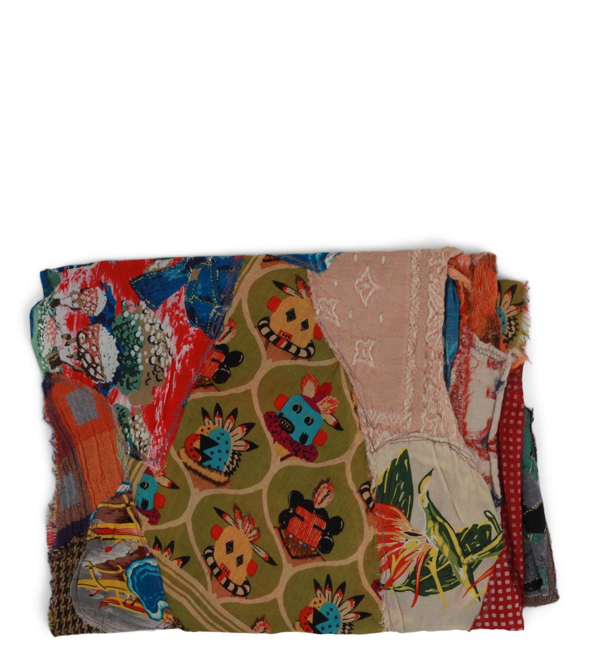 Kapital Kountry Hand Craft Patchwork Eco Stole Multi | SOMEWHERE