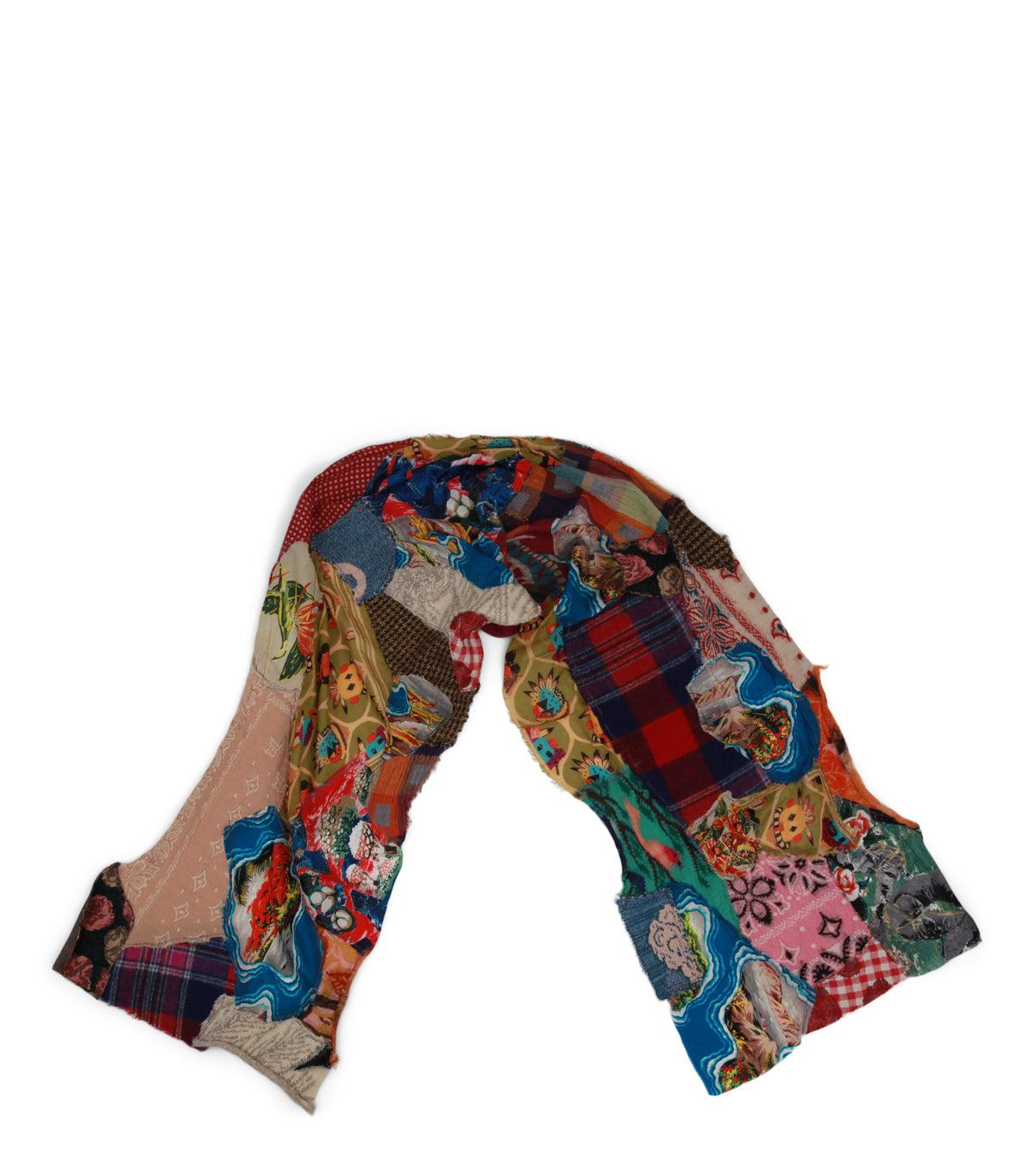 Kapital Kountry Hand Craft Patchwork Eco Stole Multi | SOMEWHERE