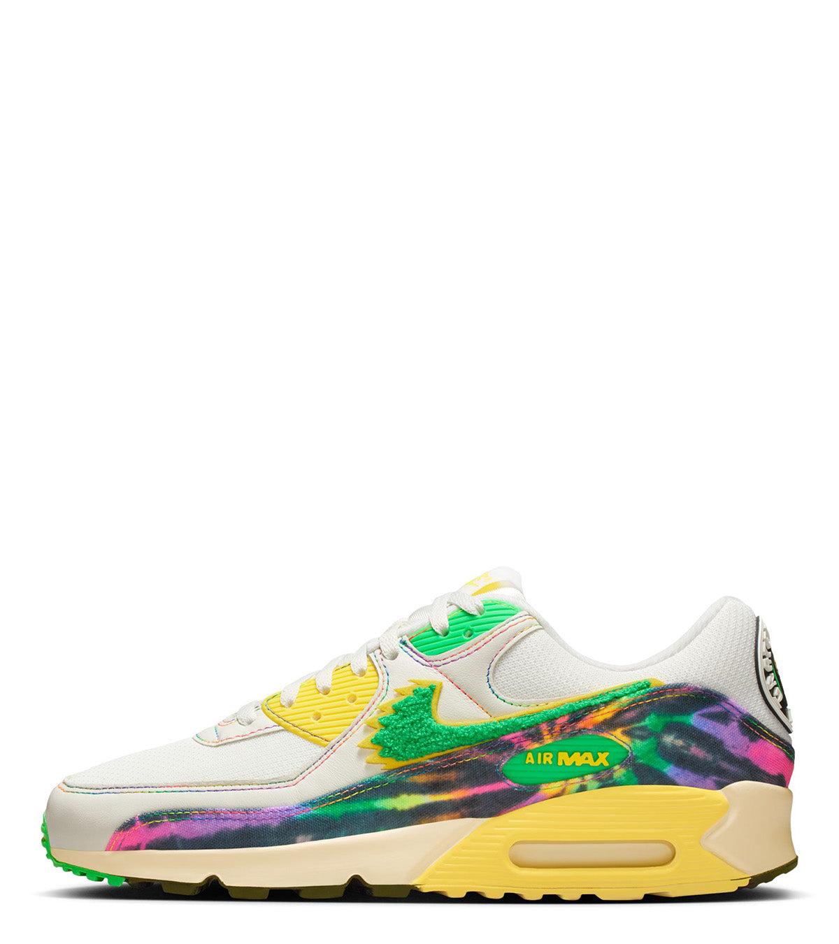 Nike x Grateful Dead x Oregon Air Max 90 Sail Green Yellow