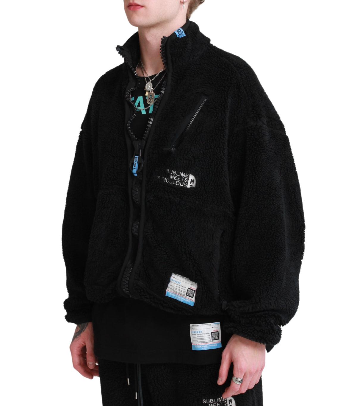 Mihara Yasuhiro Wide Back Boa Blouson Black | SOMEWHERE