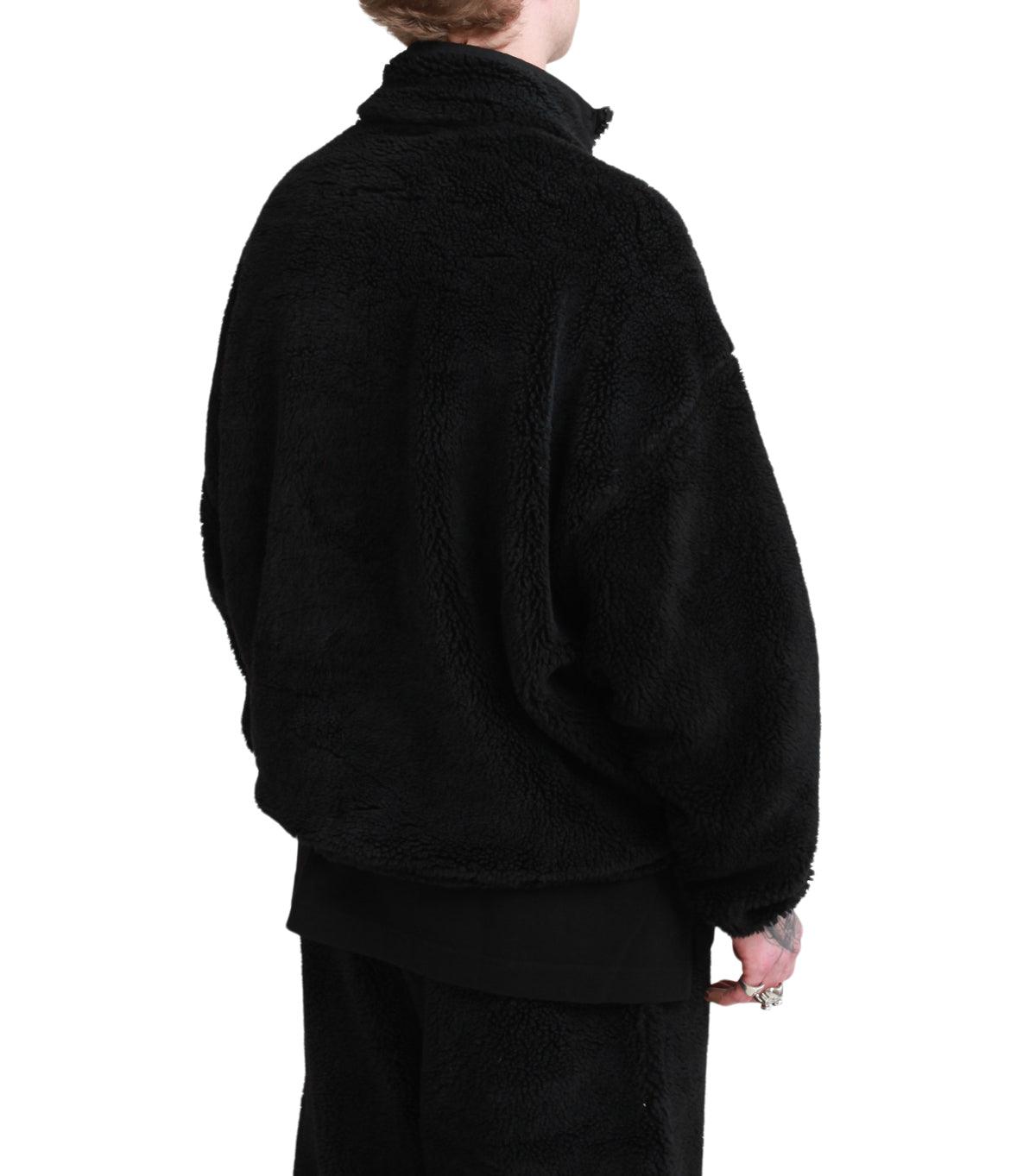 Mihara Yasuhiro Wide Back Boa Blouson Black | SOMEWHERE