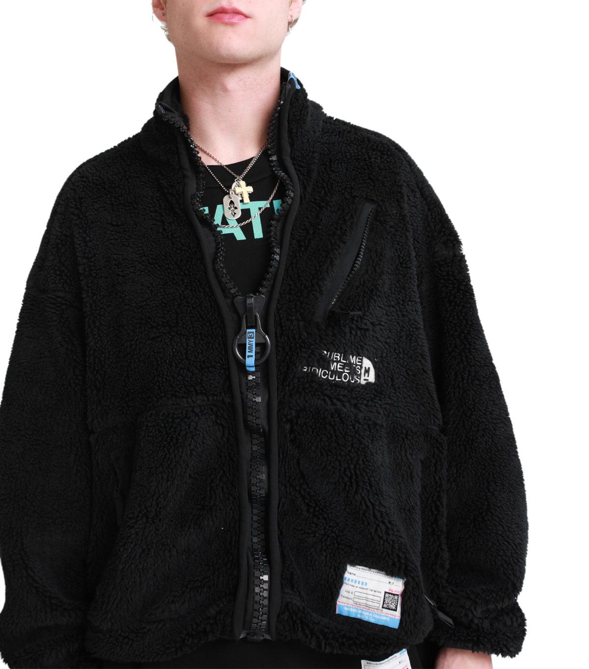Mihara Yasuhiro Wide Back Boa Blouson Black | SOMEWHERE