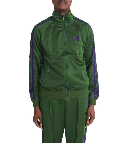 Needles Track Jacket Poly Smooth Green