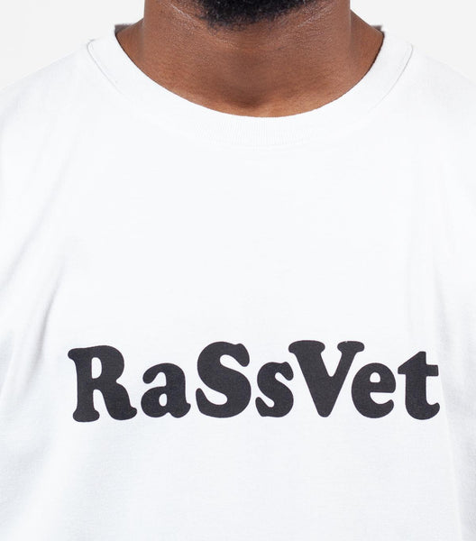 Rassvet Paccbet Bold Logo T-Shirt White | SOMEWHERE