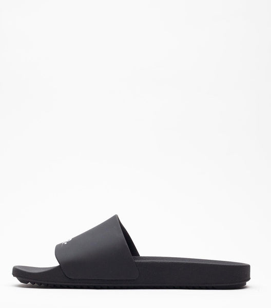 DRKSHDW | RUBBER SLIDE MILK/BLACK スライダーサンダル Rick Owens DRKSHDW Rubber Slide Milk Black | SOMEWHERE®