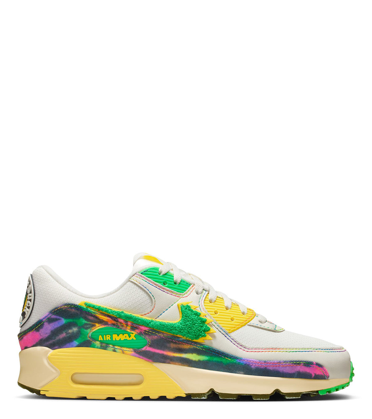 Nike x Grateful Dead x Oregon Air Max 90 Sail Green Yellow