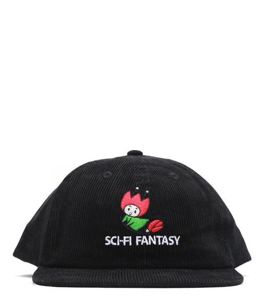Sci-Fi Fantasy Flying Rose Hat Black
