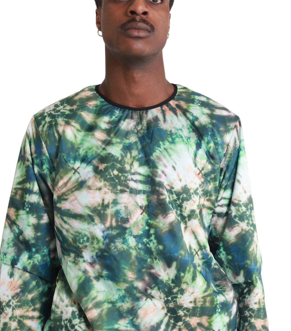 South2 West8 Filling Crew Neck Shirt Green | SOMEWHERE