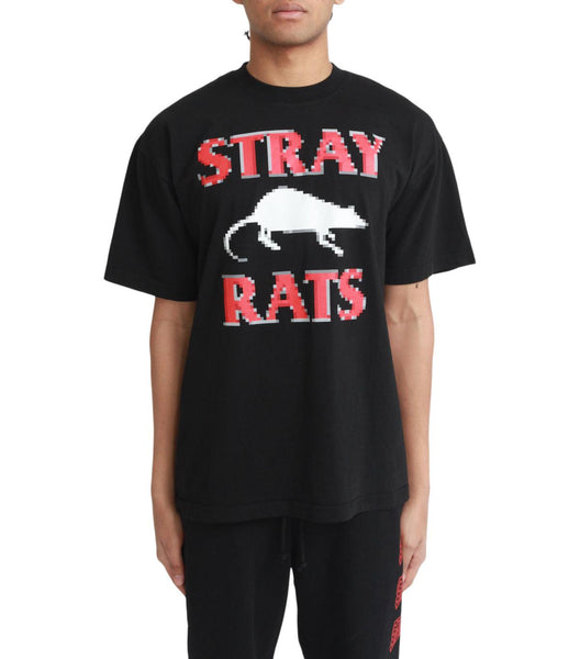 Stray Rats Pixel Roedenticide Tee Black