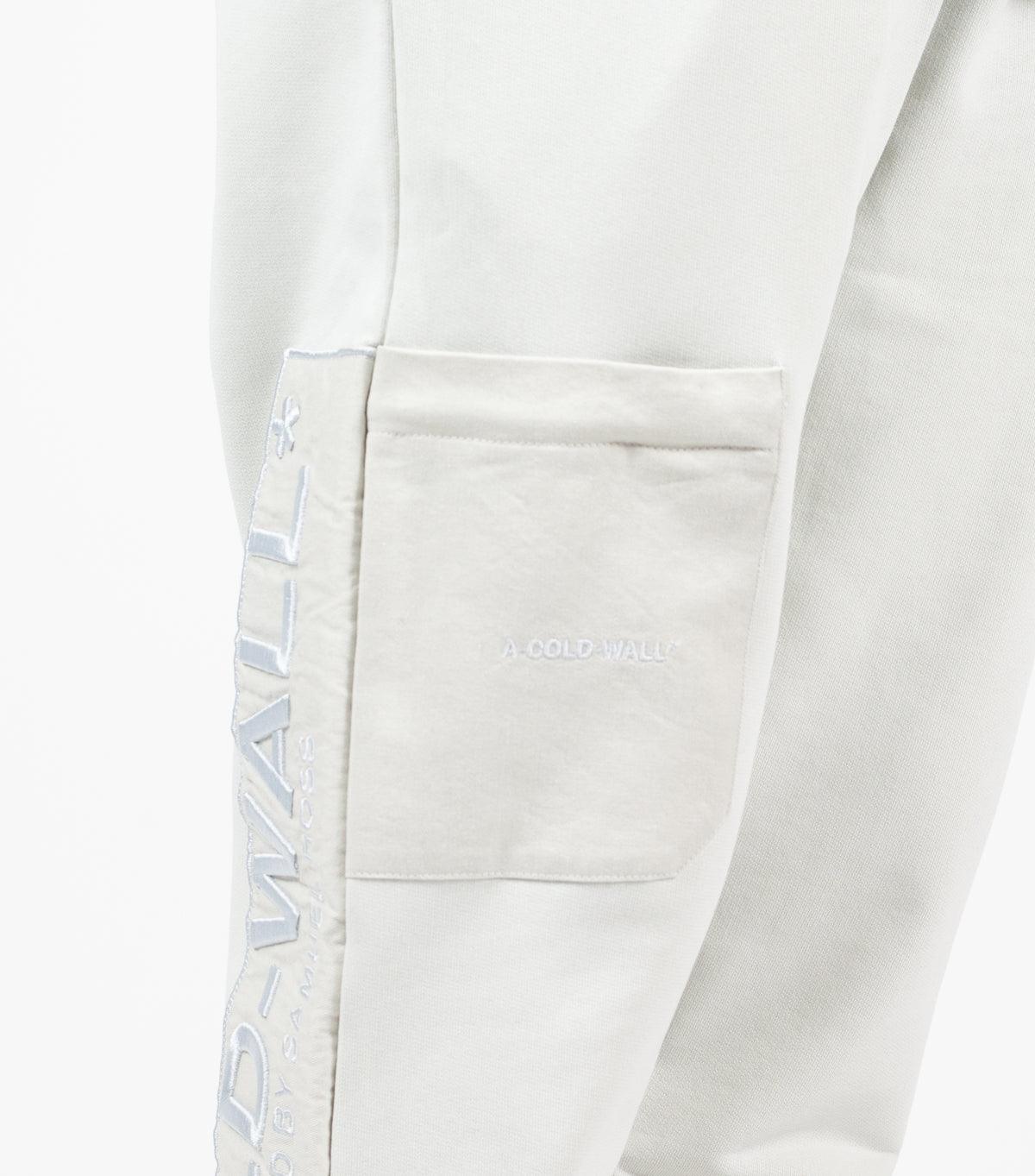 A-COLD-WALL* Logo Embroidery Sweat Pant White | SOMEWHERE