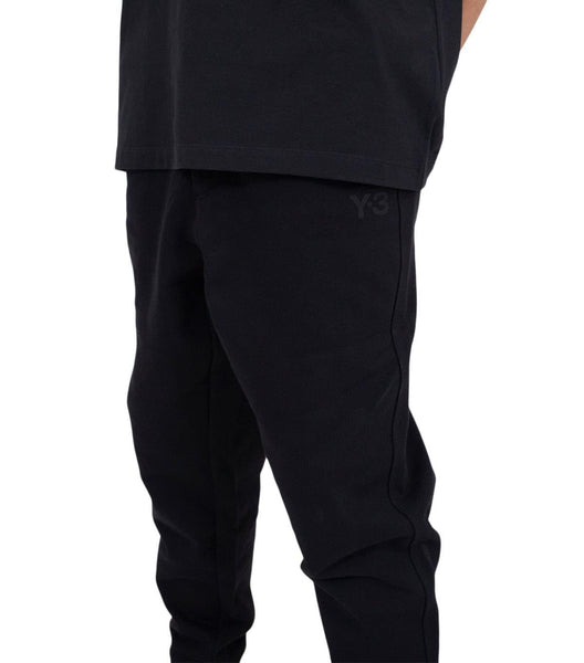 Adidas Y-3 Classic Terry Cuffed Pants Black | SOMEWHERE