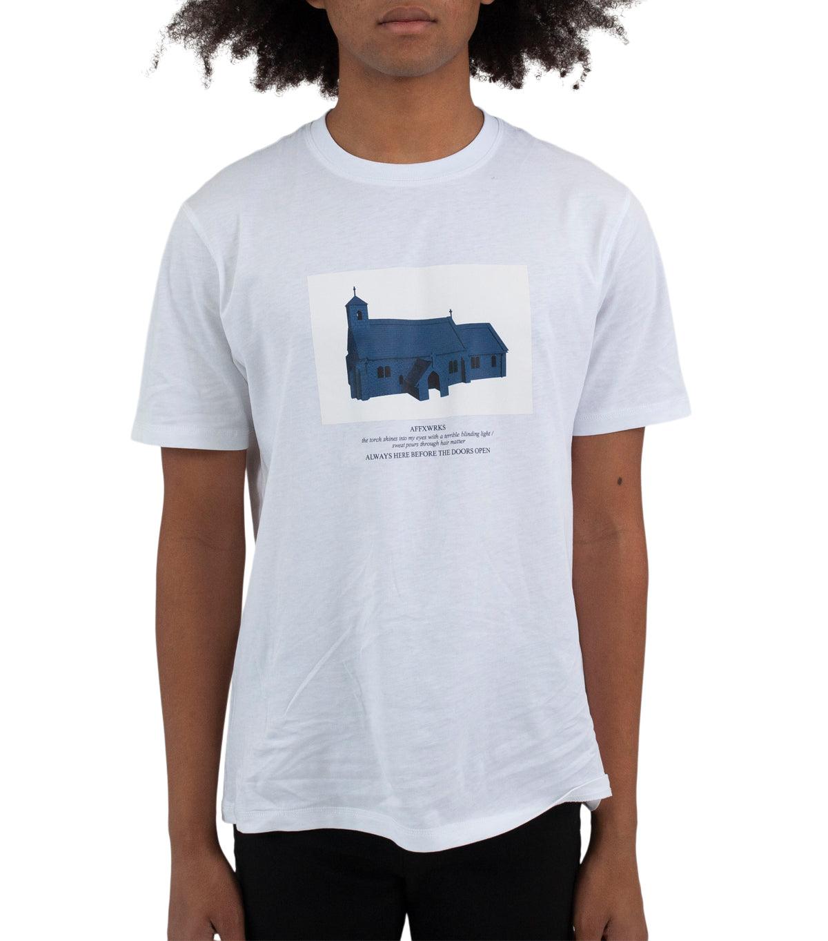AFFXWRKS Doors T-Shirt White | SOMEWHERE