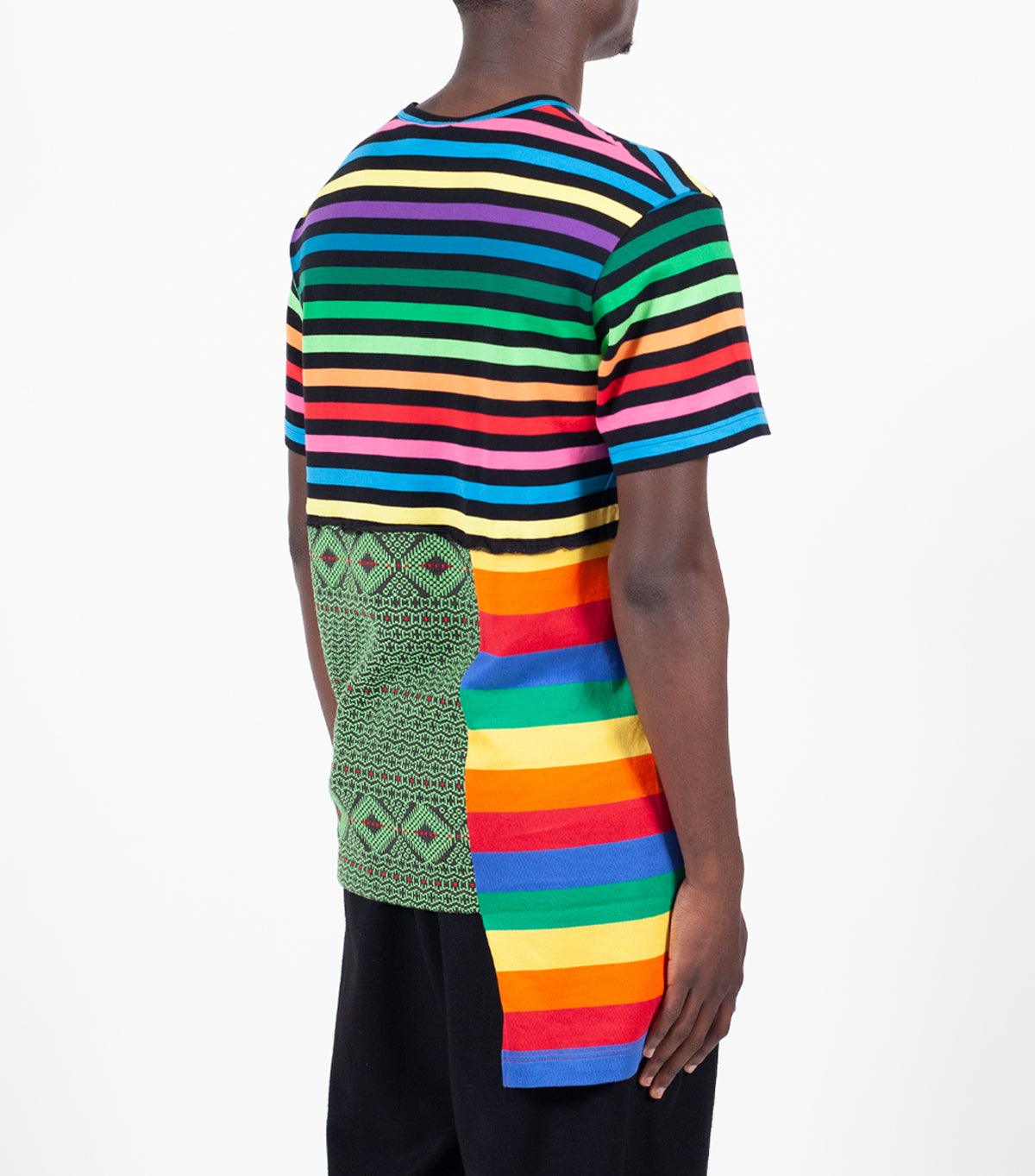 CdG Homme Plus Patchwork T-Shirt Multi Color | SOMEWHERE