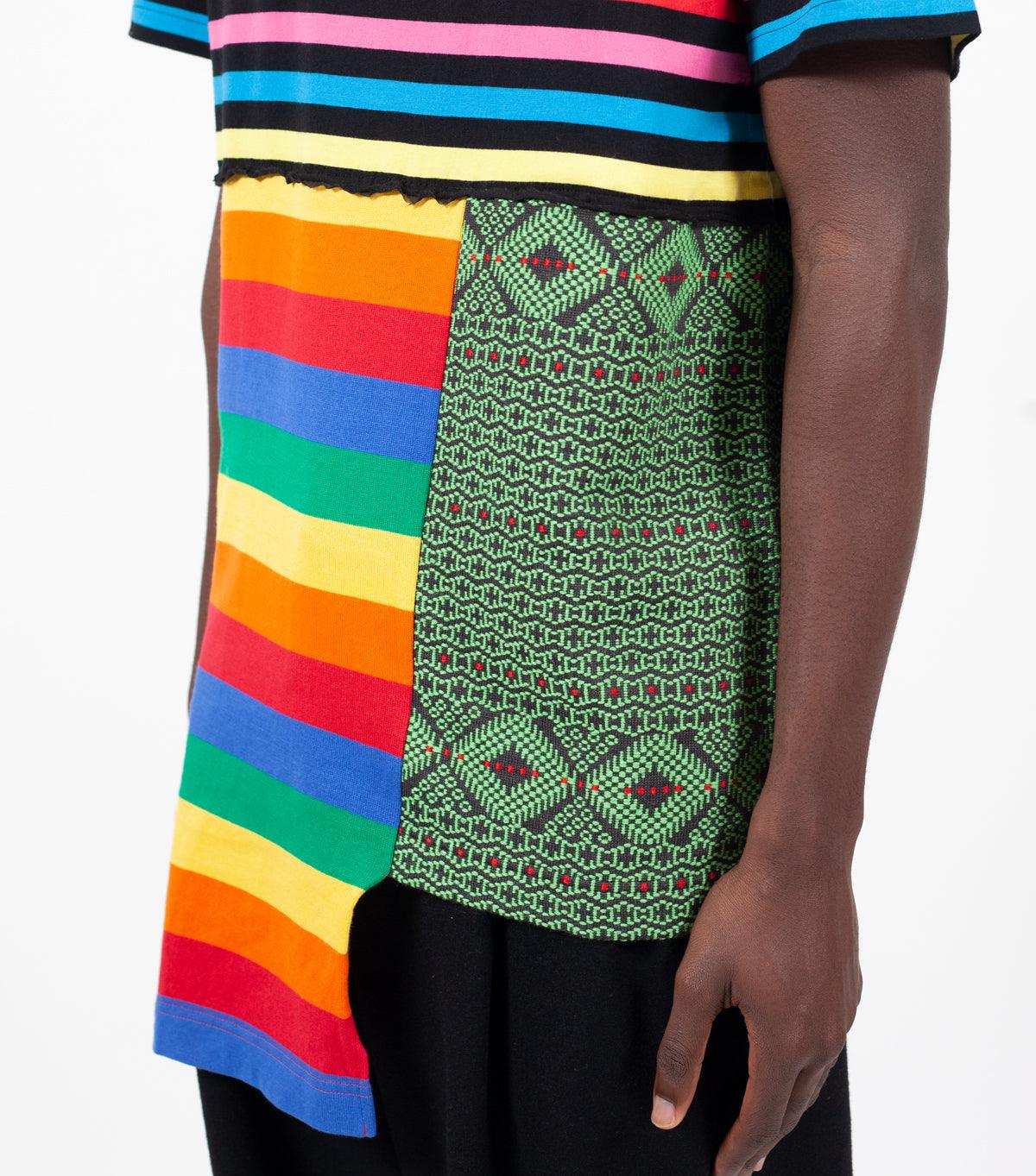CdG Homme Plus Patchwork T-Shirt Multi Color | SOMEWHERE