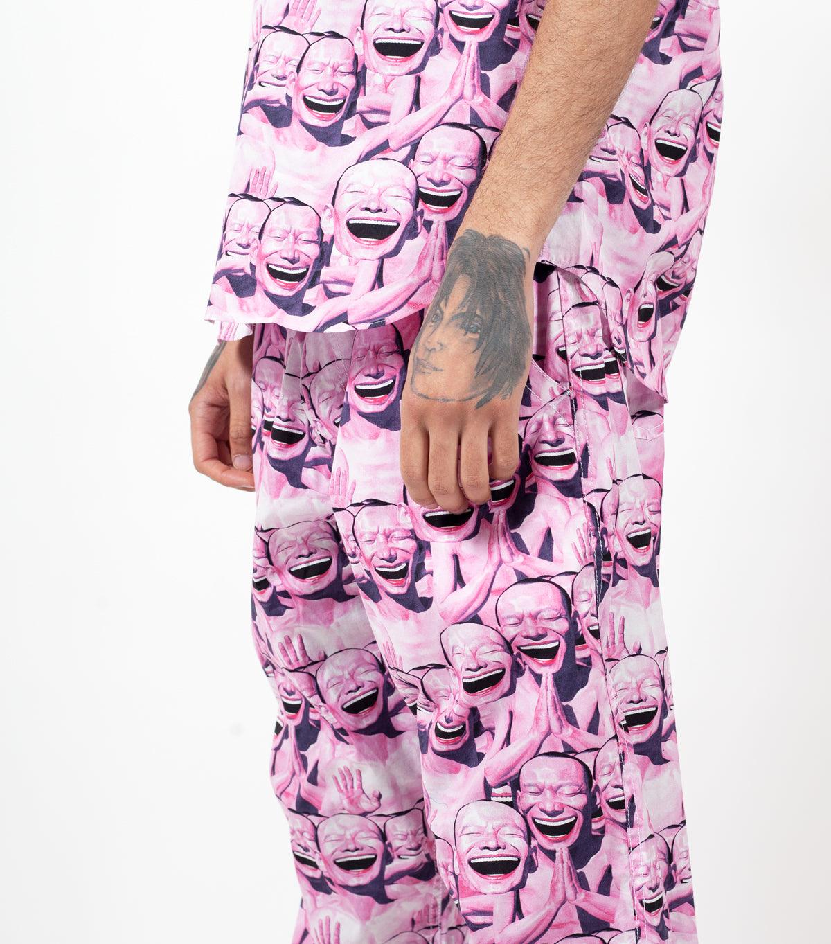 CdG SHIRT Graphic Pants Pink | SOMEWHERE