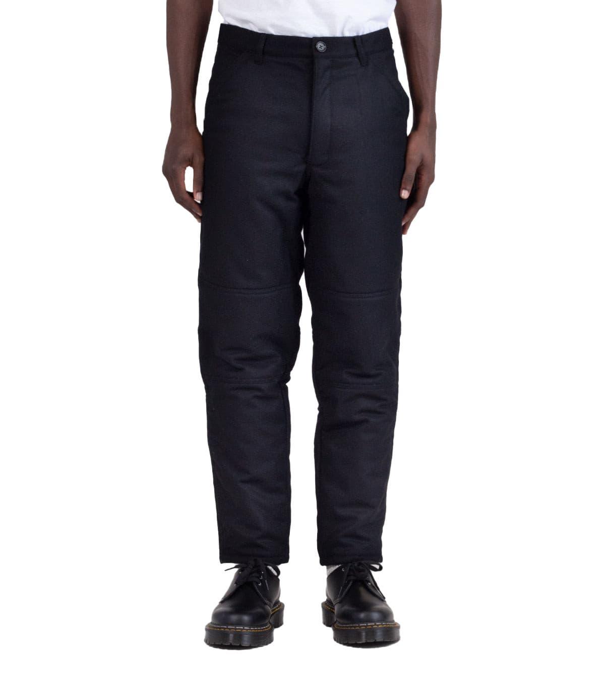 CdG SHIRT Woven Workwear Pants Black | SOMEWHERE