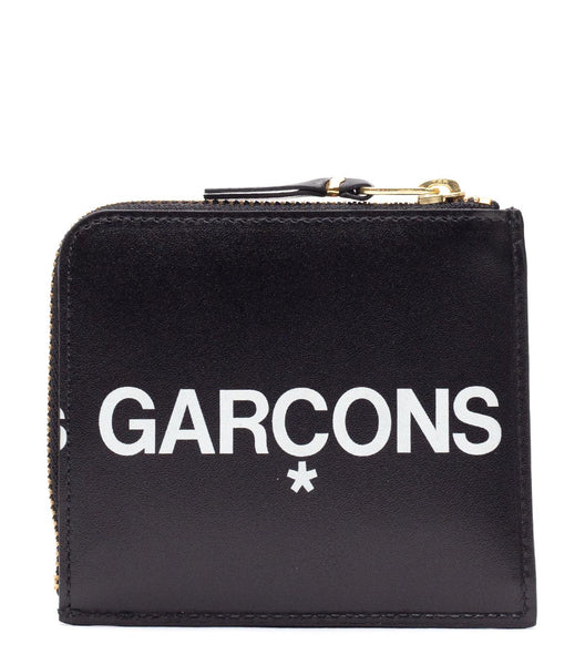 今だけの限定セール CdG Wallet Huge Logo Wallet Black | SOMEWHERE® 小物