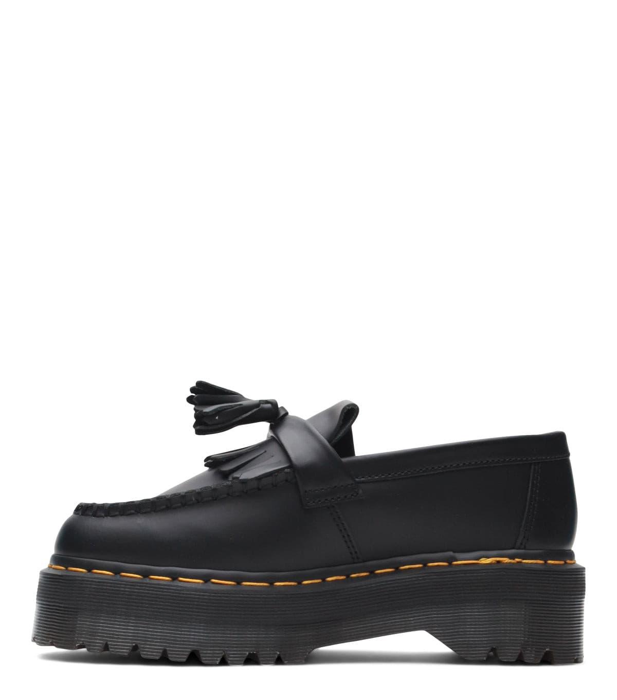 Dr. Martens Adrian Quad Smooth Black | SOMEWHERE
