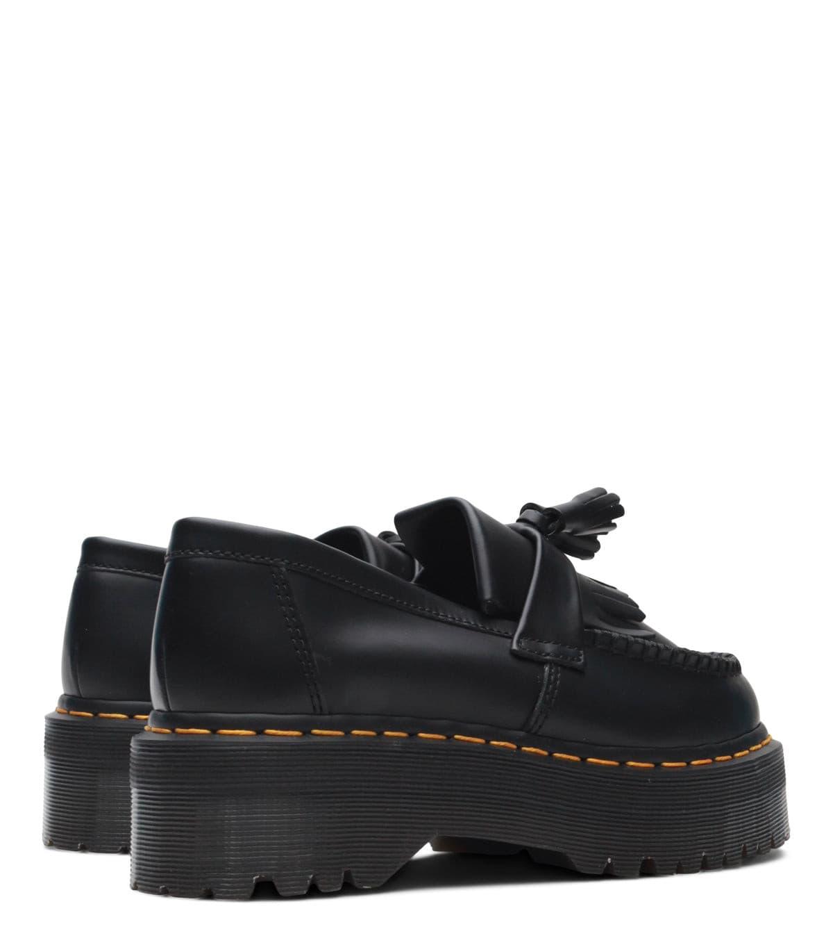 Dr. Martens Adrian Quad Smooth Black | SOMEWHERE