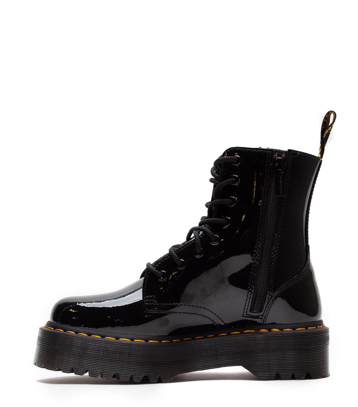 Dr. Martens Women's Jadon Hi Boot Black Patent | SOMEWHERE