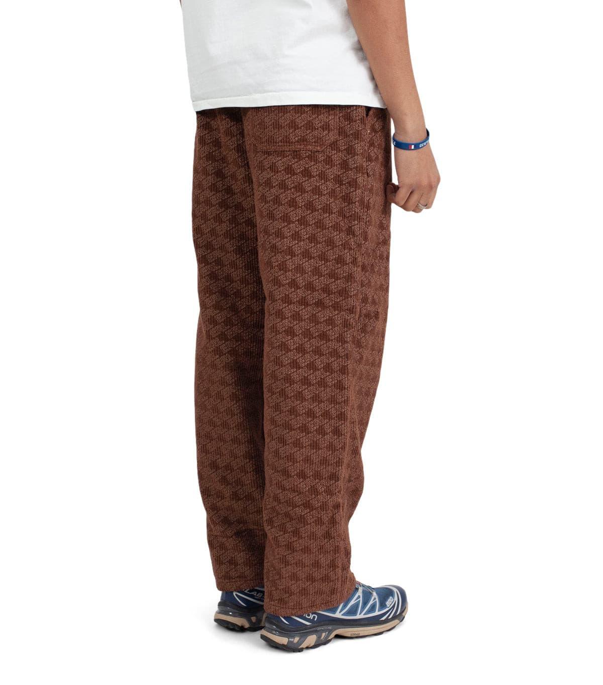ERL Corduroy Embossed Pants Brown | SOMEWHERE