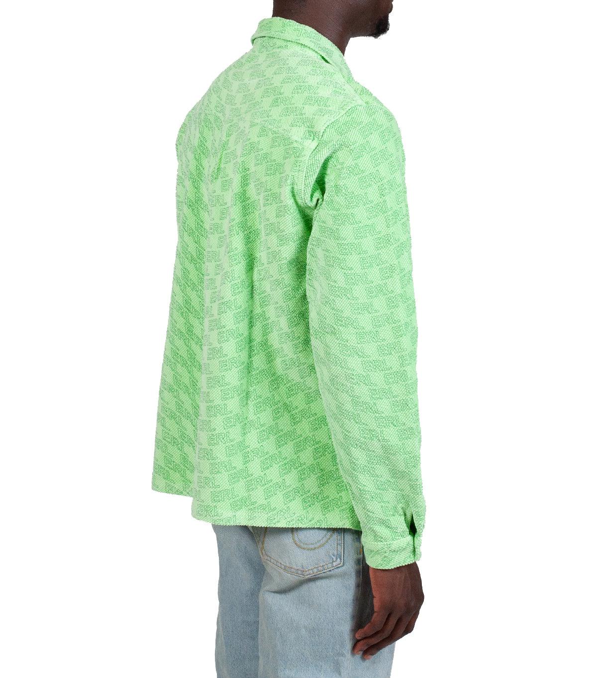 ERL Straight Hem Shirt Green | SOMEWHERE