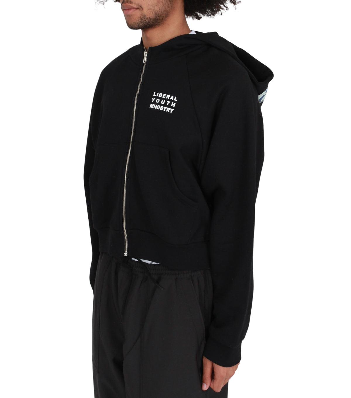 Liberal Youth Ministry Animé Zipped Hoodie Black | SOMEWHERE