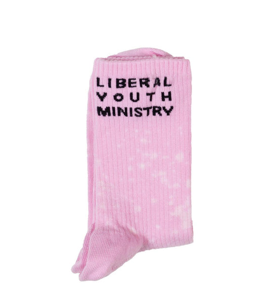 Liberal Youth Ministry Bleach Socks Pink | SOMEWHERE