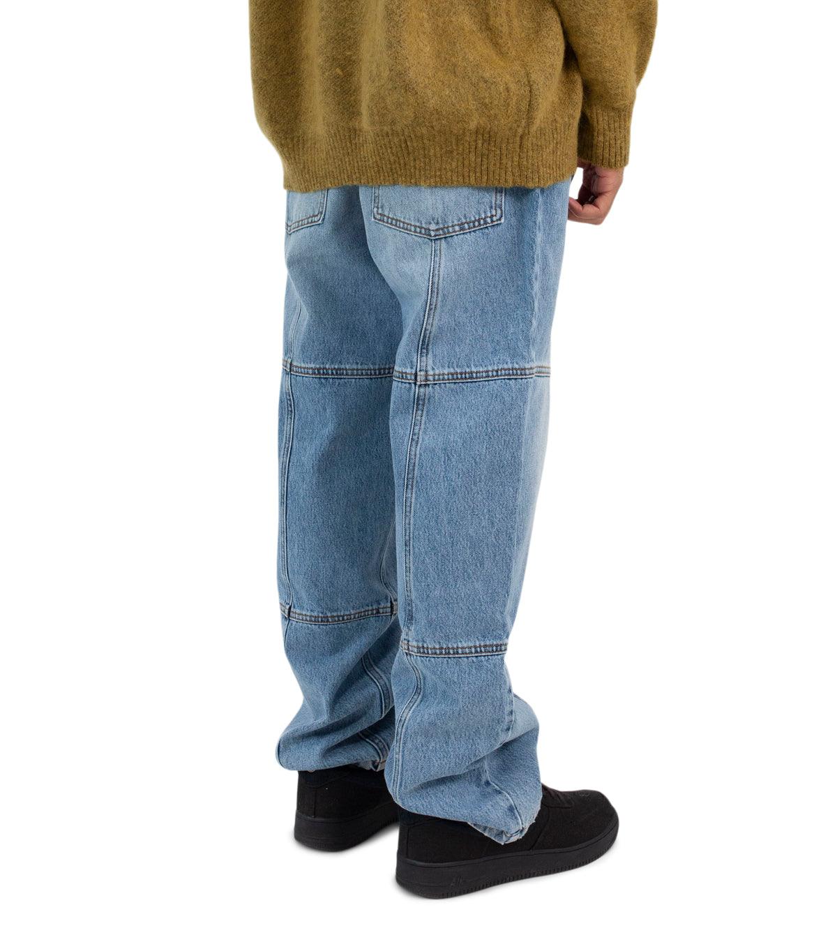 Liberal Youth Ministry Panel Denim Jeans Blue | SOMEWHERE
