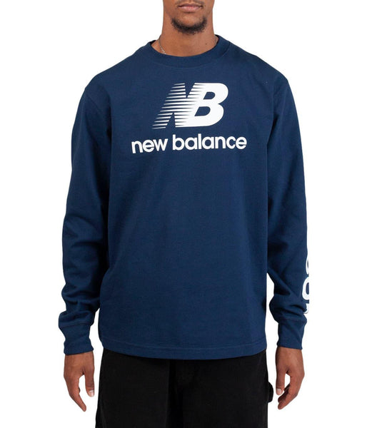 New Balance Made in USA Heritage Long Sleeve T-Shirt Indigo
