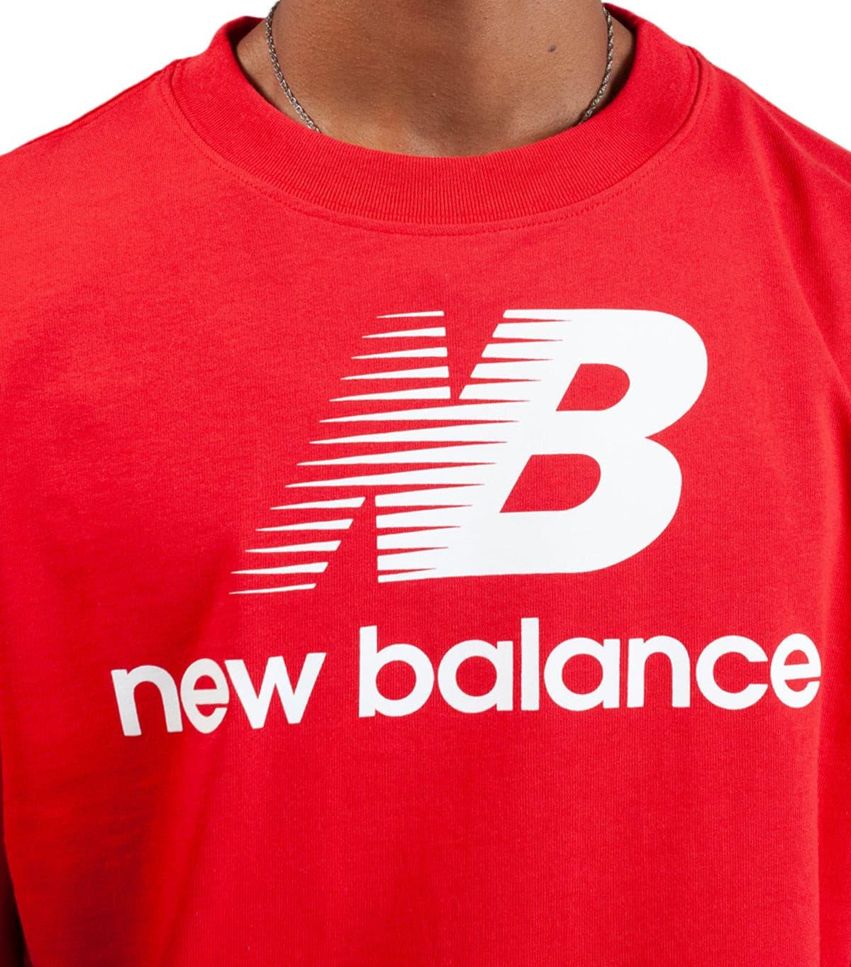New Balance Made in USA Heritage Long Sleeve T-Shirt Red | SOMEWHERE