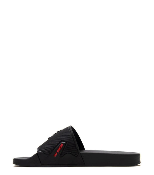 【Raf Simons】 Astraロゴスライド Raf Simons Astra Logo Slides | Grey | FARFETCH