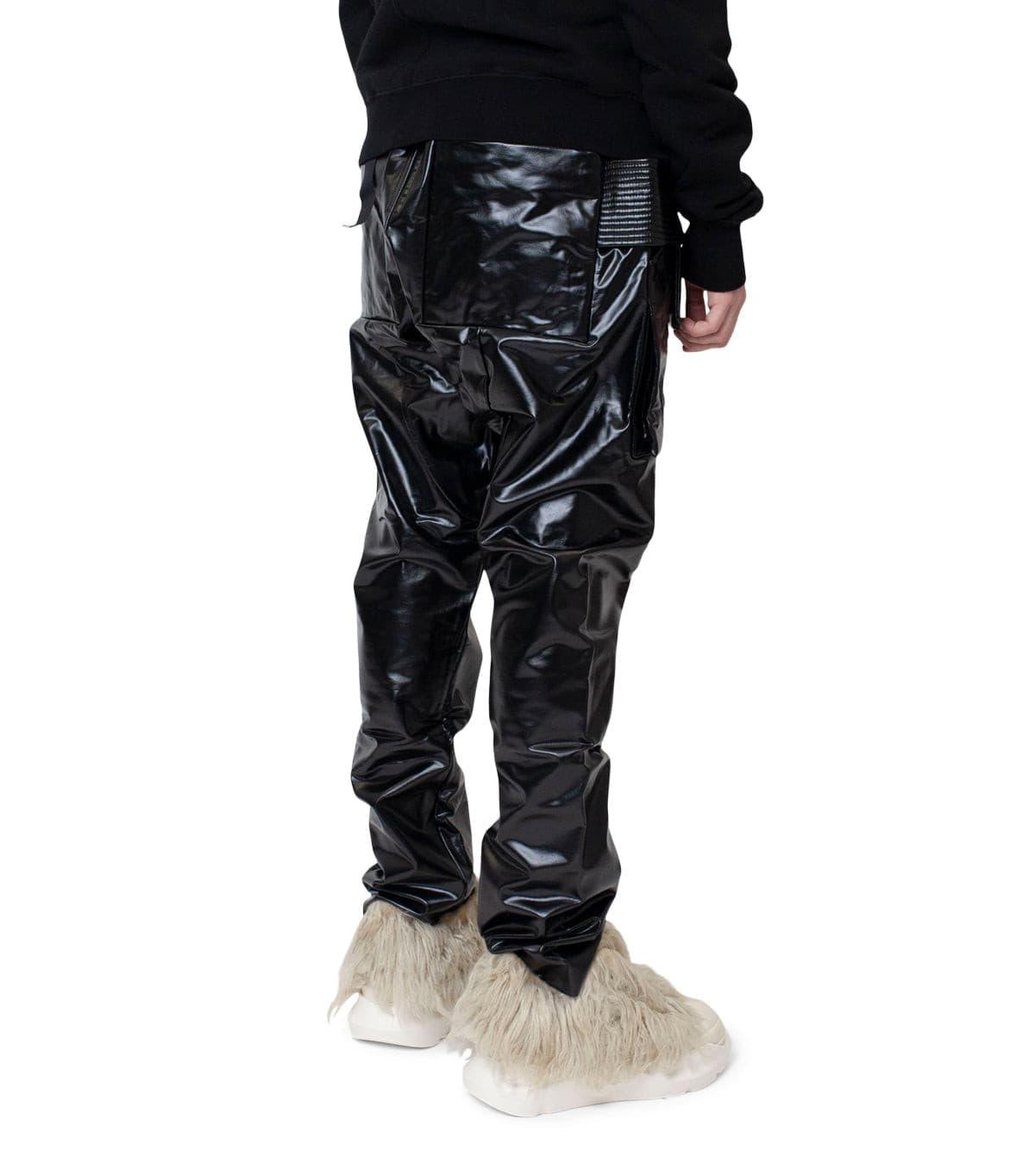 Rick Owens DRKSHDW Creatch Cargo Drawstring Pants Skinny Black | SOMEWHERE