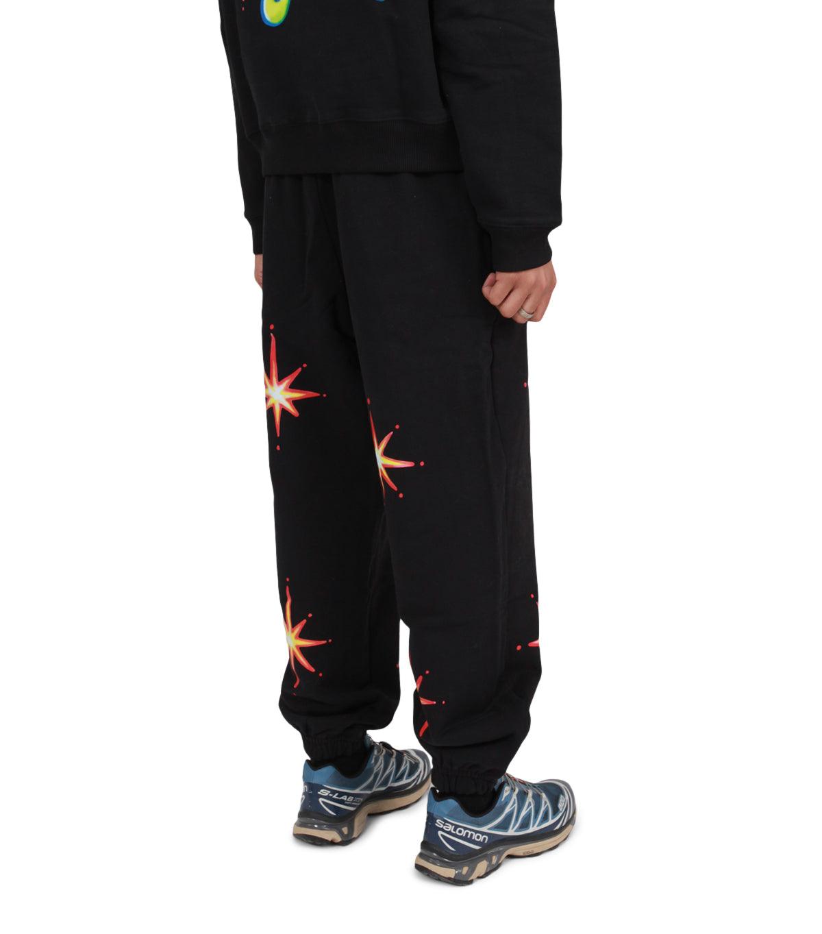 Sky High Farm Ally Bo Perennials Firework Sweatpants Black | SOMEWHERE