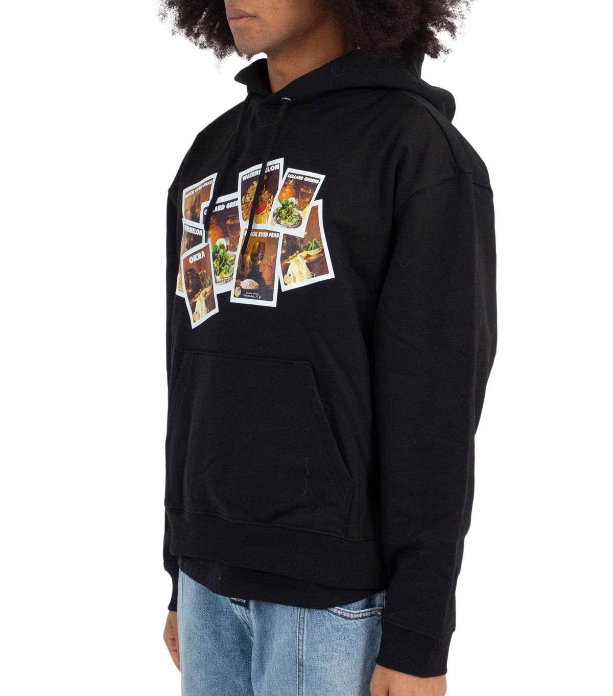 Sky High Farm Denim Tears Hoodie Black | SOMEWHERE
