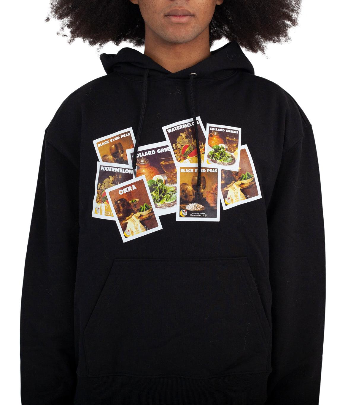 Sky High Farm Denim Tears Hoodie Black | SOMEWHERE