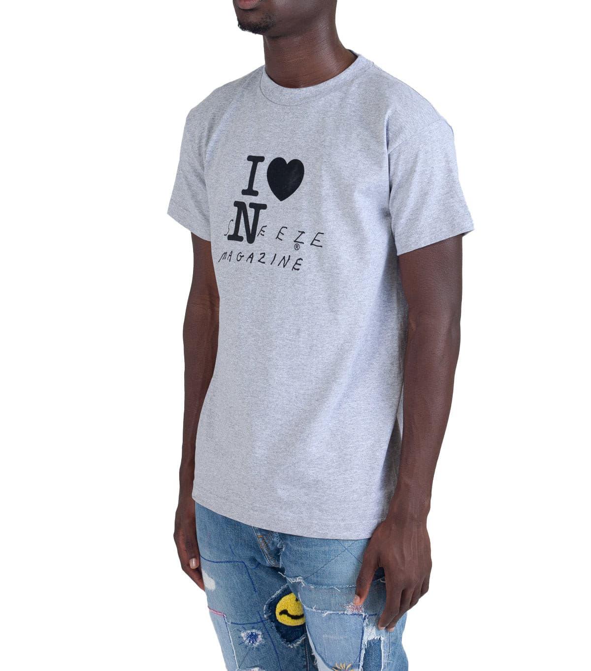 Sneeze Magazine Tourist T-Shirt Grey | SOMEWHERE