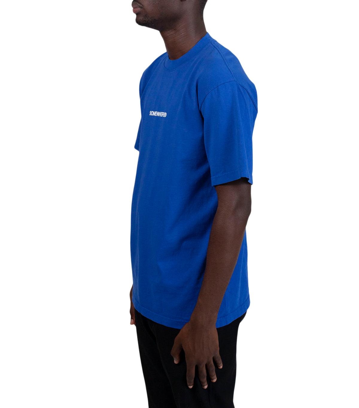 SOMEWHERE Original Logo T-Shirt Blue | SOMEWHERE