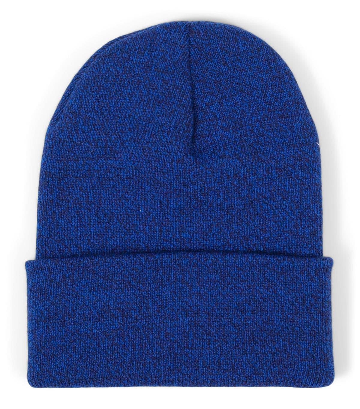 SOMEWHERE Oval Logo Beanie Blue Navy Marled | SOMEWHERE